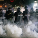 Police in Kenosha, Wisconsin on August 25, 2020.